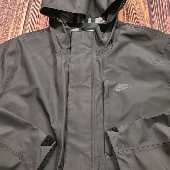 Nike Parka Mens Large Storm-FIT ADV Repel Shell Jacket Black Coat DM5497-010 - Picture 4 of 12